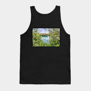 Lake and Leaves View Tank Top